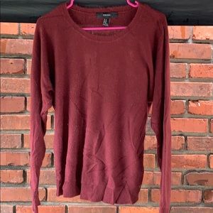 Burgundy sweater